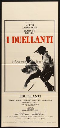 6d665 DUELLISTS Italian locandina '77 Ridley Scott, Keith Carradine, Harvey Keitel, fencing image!