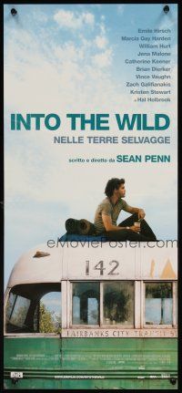 6d683 INTO THE WILD Italian locandina '07 Sean Penn directed, Emile Hirsch as Chris McCandless!
