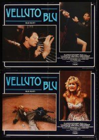 6d733 BLUE VELVET set of 5 Italian photobustas '86 David Lynch, Isabella Rossellini, Kyle McLachlan