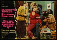 6d746 WHO'S AFRAID OF VIRGINIA WOOLF Italian photobusta '66 Elizabeth Taylor, Richard Burton!
