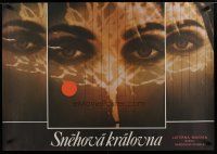 6d056 SNEHOVA KRALOVNA Czech stage poster '79 cool Ziegler artwork!