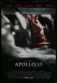 6e056 APOLLO 13 advance DS 1sh '95 Ron Howard directed, image of Tom Hanks in trouble!