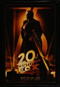 6e013 20TH CENTURY FOX 75TH ANNIVERSARY commercial poster '10 Joaquin Phoenix in Walk the Line!