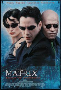6e539 MATRIX int'l 1sh '99 Keanu Reeves, Carrie-Anne Moss, Fishburne, Wachowski's classic!
