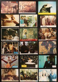 6f076 LOT OF 144 YUGOSLAVIAN LOBBY CARDS '70s-80s great color scenes from a variety of movies!