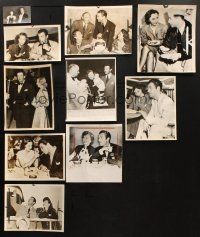 6f104 LOT OF 10 NEWS PHOTOS OF BARBARA STANWYCK AND ROBERT TAYLOR '36-51 from marriage to divorce!