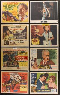 6f023 LOT OF 100 LOBBY CARDS '41 - '89 great scenes from a variety of different movies!