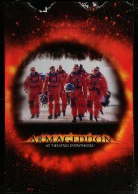 6f152 LOT OF 7 UNFOLDED SPECIAL POSTERS FROM ARMAGEDDON '98 cool cast portrait!