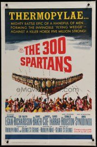6g015 300 SPARTANS 1sh '62 Richard Egan in the mighty battle of Thermopylae!