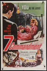 6g022 7th COMMANDMENT 1sh '61 tragic story of illicit love that violated the no adultery rule!