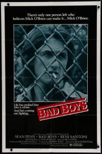 6g068 BAD BOYS 1sh '83 life has pushed Sean Penn into a corner & he's coming out fighting!