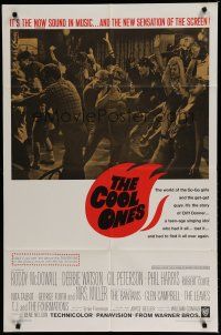 6g184 COOL ONES 1sh '67 Roddy McDowall in world of the Go-Go girls and get-get guys!