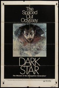 6g206 DARK STAR 1sh '75 John Carpenter & Dan O'Bannon, the spaced out odyssey!