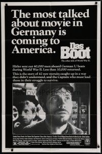 6g208 DAS BOOT advance 1sh '82 The Boat, Wolfgang Petersen, Jurgen Prochnow, German WWII classic!