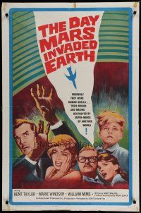 6g210 DAY MARS INVADED EARTH 1sh '63 their bodies & brains were destroyed by alien super-minds!