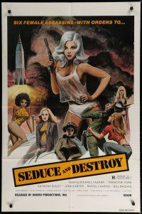 6g235 DOLL SQUAD 1sh '73 Ted V. Mikels directed, an elite army of lady assassins!