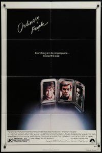 6g639 ORDINARY PEOPLE 1sh '80 Donald Sutherland, Mary Tyler Moore, directed by Robert Redford!