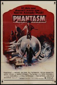 6g664 PHANTASM 1sh '79 if this one doesn't scare you, you're already dead, cool art by Joe Smith!