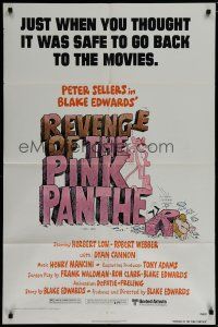 6g730 REVENGE OF THE PINK PANTHER 1sh '78 Peter Sellers, just when you thought it was safe!