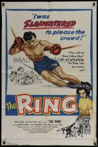 6g734 RING 1sh '52 Rita Moreno, Mexican boxing, I was slaughtered to please the crowd!