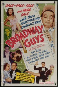 6g791 SO THIS IS NEW YORK 1sh R53 Henry Morgan the Madman of Radio, Rudy Vallee, Broadway Guys!