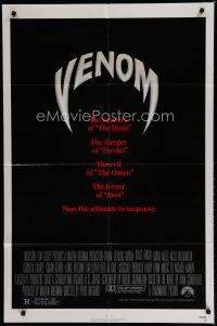 6g938 VENOM 1sh '82 Klaus Kinski, Oliver Reed, Sarah Miles, poisonous snakes!