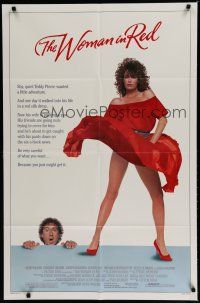 6g985 WOMAN IN RED 1sh '84 wacky Gene Wilder & super-sexy Kelly Le Brock!