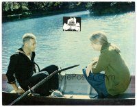 6h760 SAND PEBBLES color 11x14 still '67 Navy sailor Steve McQueen & Candice Bergen in rowboat!