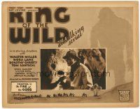 6h058 KING OF THE WILD chapter 11 TC '31 cool all-talking serial, The Fire of the Gods!