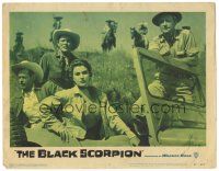 6h199 BLACK SCORPION LC #7 '57 Richard Denning, Mara Corday and others in a jeep!