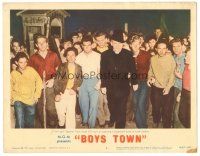 6h217 BOYS TOWN LC #8 R57 Spencer Tracy leads 200 boys in capturing a band of bank robbers!