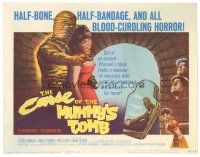 6h023 CURSE OF THE MUMMY'S TOMB TC '64 half-bone, half-bandage, all blood-curdling horror, cool art!