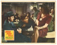 6h288 DEAD MEN TELL LC '41 Victor Sen Yung & Charles Tannen in bar staring at sexy girl!