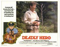 6h291 DEADLY HERO LC #3 '76 crooked cop Don Murray yelling & pointing gun!