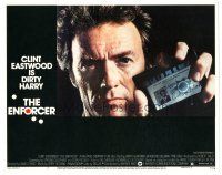 6h323 ENFORCER LC #2 '76 super close up of Clint Eastwood as Dirty Harry flashing his badge!