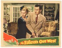 6h328 FALCON OUT WEST LC '44 Tom Conway as The Falcon & sexy blonde Carole Gallagher!