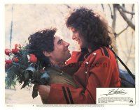 6h342 FLASHDANCE LC #7 '83 best romantic close up of sexy dancer Jennifer Beals & Michael Nouri!