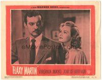 6h345 FLAXY MARTIN LC #2 '49 Virginia Mayo is a bad girl with a heart of ice with Zachary Scott!