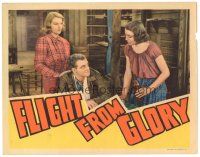 6h346 FLIGHT FROM GLORY LC '37 Whitney Bourne watches Rita La Roy pour a drink for Van Heflin!