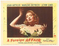6h351 FOREIGN AFFAIR LC #2 '48 best close up of sexy Marlene Dietrich in low-cut dress!