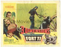 6h353 FORT TI LC '53 Fort Ticonderoga, 3-D, George Montgomery & Joan Vohs!