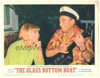 6h377 GLASS BOTTOM BOAT LC #1 '66 Doris Day says 'Sing to me Pops' to Arthur Godfrey with guitar!