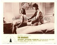 6h399 GRADUATE pre-Awards LC #2 '68 Dustin Hoffman starts to undress Anne Bancroft in hotel room!