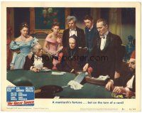 6h406 GREAT SINNER LC #5 '49 Gregory Peck & Ava Gardner watch Ethel Barrymore gamble her fortune!