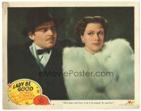 6h516 LADY BE GOOD LC '41 Eleanor Powell wonders when John Carroll will pop the question!