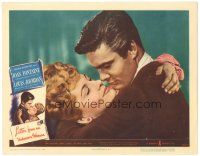 6h533 LETTER FROM AN UNKNOWN WOMAN LC #6 '48 romantic close up of Joan Fontaine & Louis Jourdan!