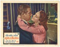 6h535 LETTER TO THREE WIVES LC #8 '49 romantic close up of Linda Darnell & Paul Douglas!