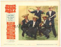 6h611 MISTER ROCK & ROLL LC #2 '57 great scene of The Moonglows performing wearing sombreros!