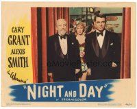6h640 NIGHT & DAY LC '46 Cary Grant as Cole Porter, Jane Wyman & Monty Woolley watch from wings!
