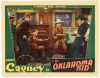 6h654 OKLAHOMA KID LC '39 wonderful action image with BOTH James Cagney AND Humphrey Bogart!